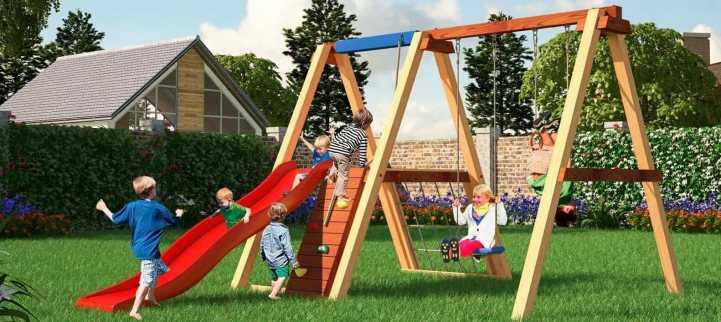Строим на даче игровую детскую площадку своими руками: мастер класс с  фото
