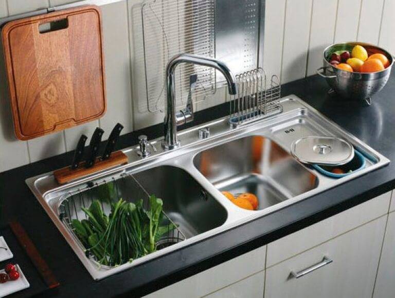 Мойка для кухни: 130 фото выбора модели и особенности установки мойки своими руками