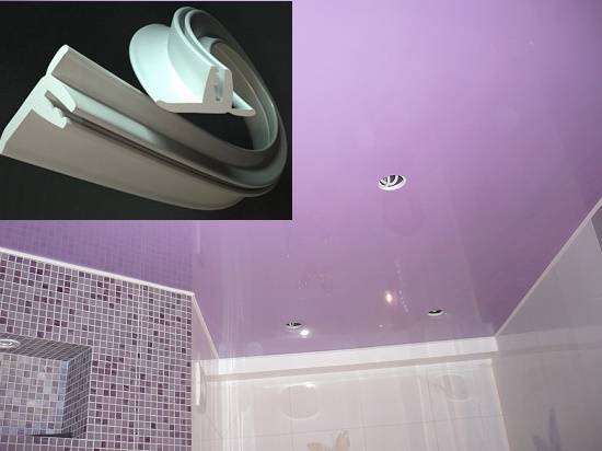 Плинтус для ванной комнаты: обзор напольных и потолочных моделей