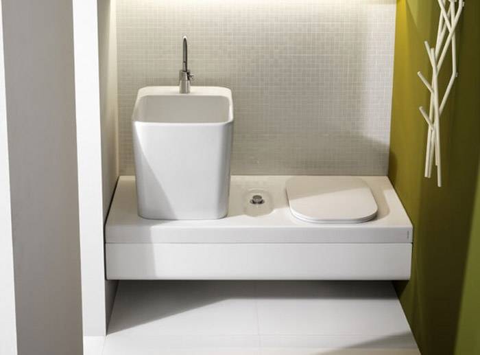 Особенности и разновидности маленьких раковин для туалета