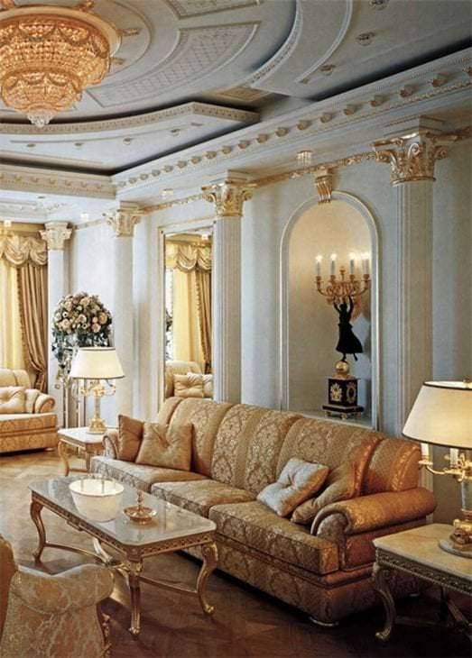 Стиль барокко в интерьере — неприкрытая роскошь и богатство
