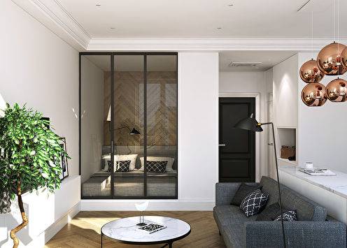 Дизайн квартиры 35 кв. м. — 70 фото идеального сочетания в интерьере