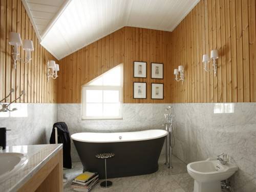 Пол в ванной комнате в деревянном доме: выбор покрытия