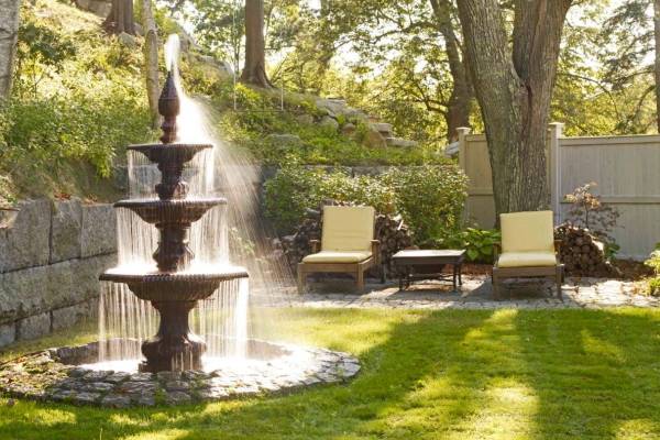Как сделать фонтан своими руками в саду: мастер-классы, декоративные варианты, сочетание с прудом, фото + видео