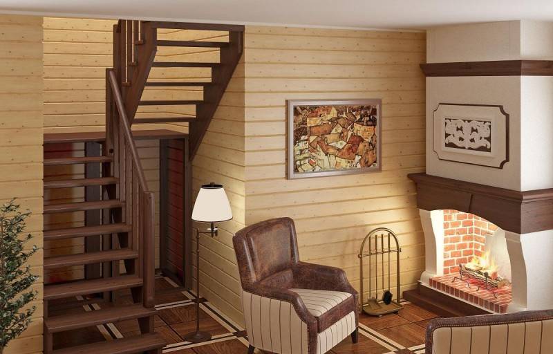 Деревянные лестницы в частном доме: проекты, фото