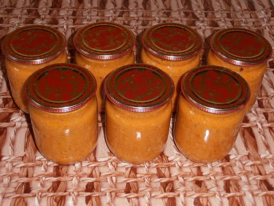 Икра из кабачков с майонезом и томатной пастой на зиму: пошаговые рецепты приготовления с фото и видео