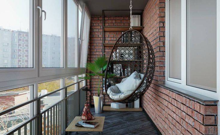 Балкон в стиле лофт: советы по оформлению и отделки с фото дизайном