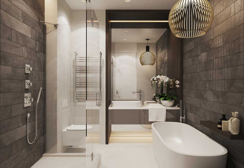 Идеи дизайна ванной комнаты с душевой кабиной
