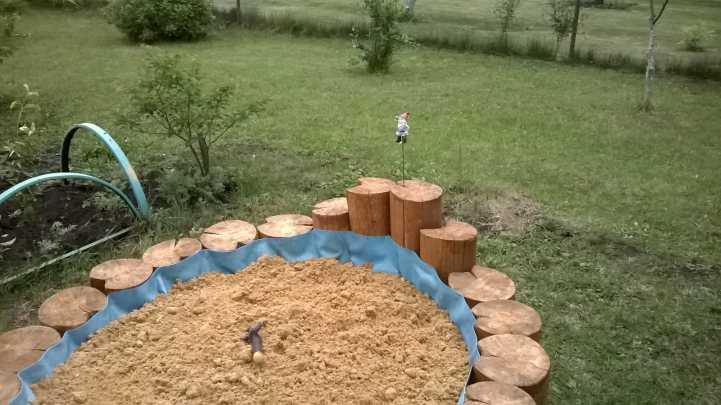 Как построить песочницу у себя на участке