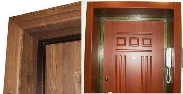 Как и чем отделать откосы входной двери?