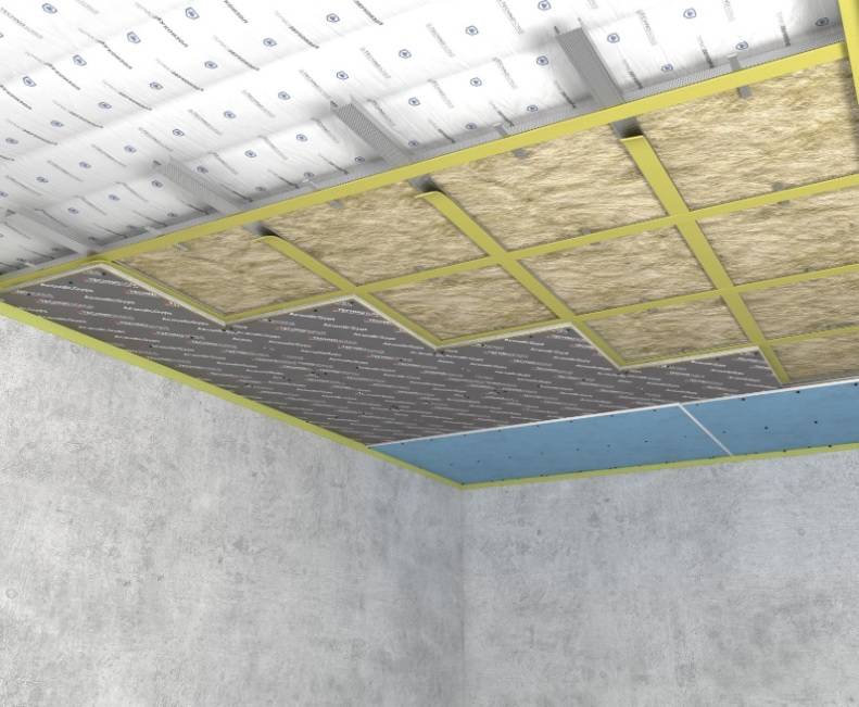 Шумоизоляция под любой натяжной потолок: выбор материала и подготовка