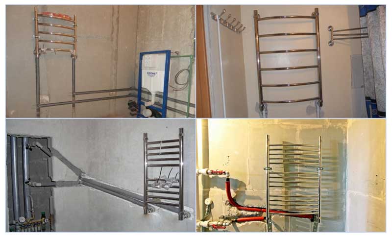 Схема подключения полотенцесушителя к стояку горячей воды: конструкция, основные этапы, советы