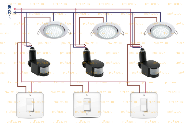 Выключатель с датчиком движения: как выбрать и установить выключатель света с датчиком