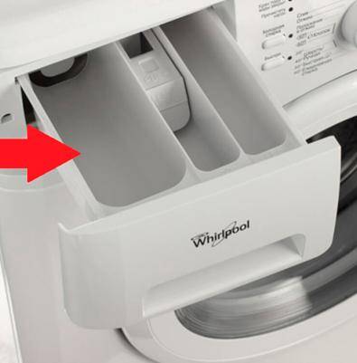 Как понять в какой отсек стиральной машины засыпать порошок?
