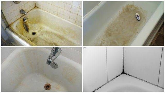 Чем отмыть чугунную ванну до бела в домашних условиях - средства