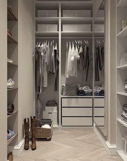 Как оформить гардеробную комнату - планировка и дизайн гардеробной (+фото)