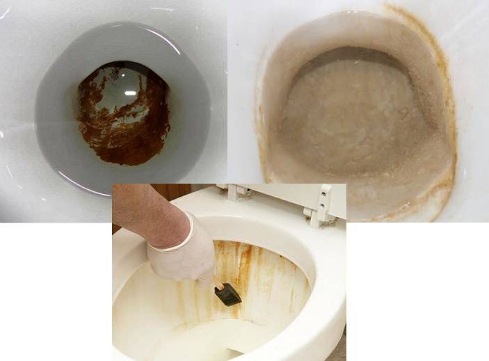 Как очистить унитаз от известкового налета и мочевого камня